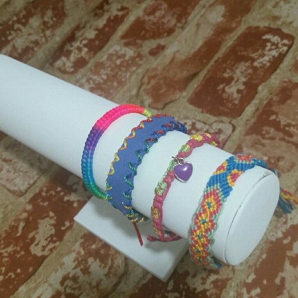 Friendship Bracelets Set of 4 Street Style macrame crochet Swifty - Picture 5 of 6